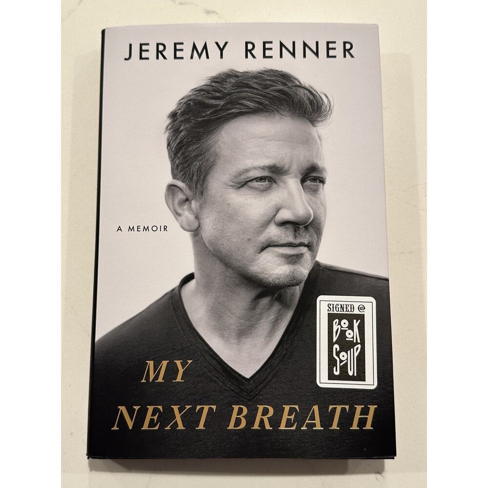 Jeremy Renner SIGNED BOOK My Next Breath Hardcover ~ AUTOGRAPHED #5 - Picture 2 of 10